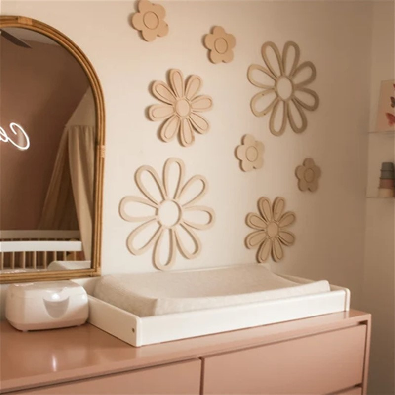 Ins Wooden Daisy Wall Flowers  - Home Decor Daisy 评论和价格