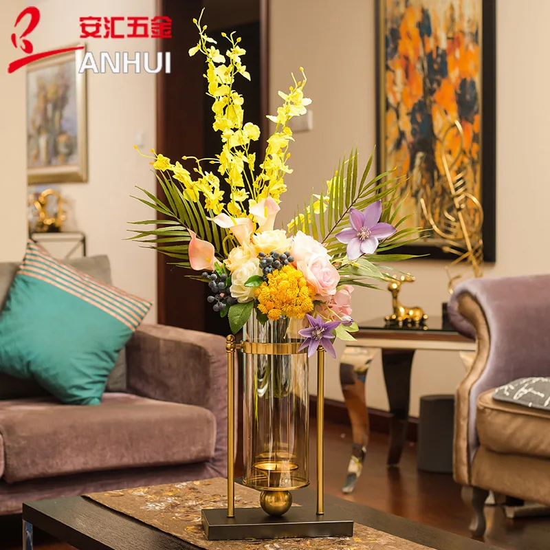 Creative Metal Vase Nordic Gla - Glass Vase Nordic 评论和价格