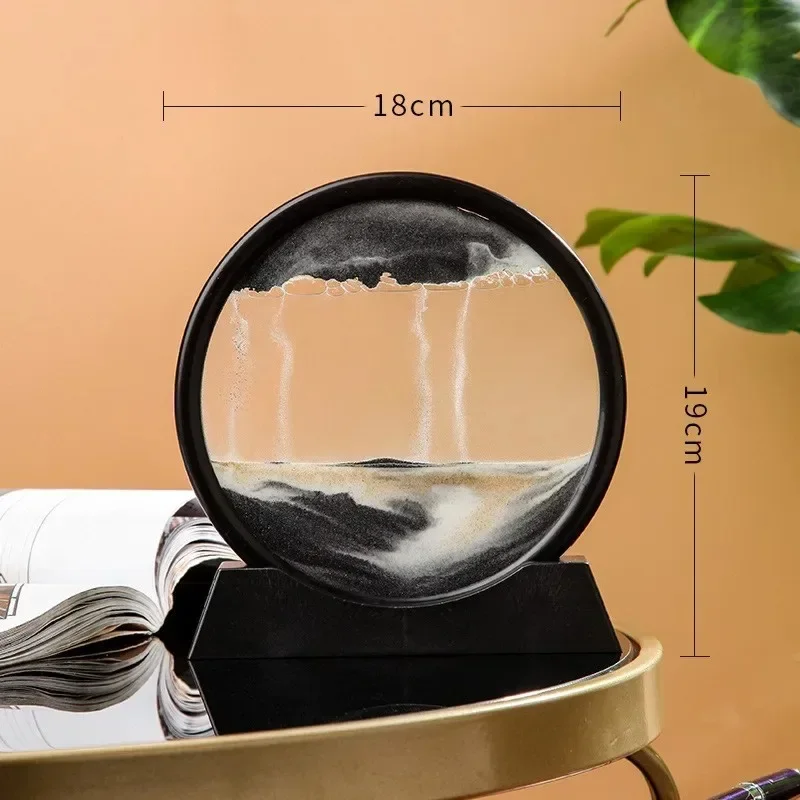 Flowing Painting Hourglass Qui - Sand Art Picture 评论和价格