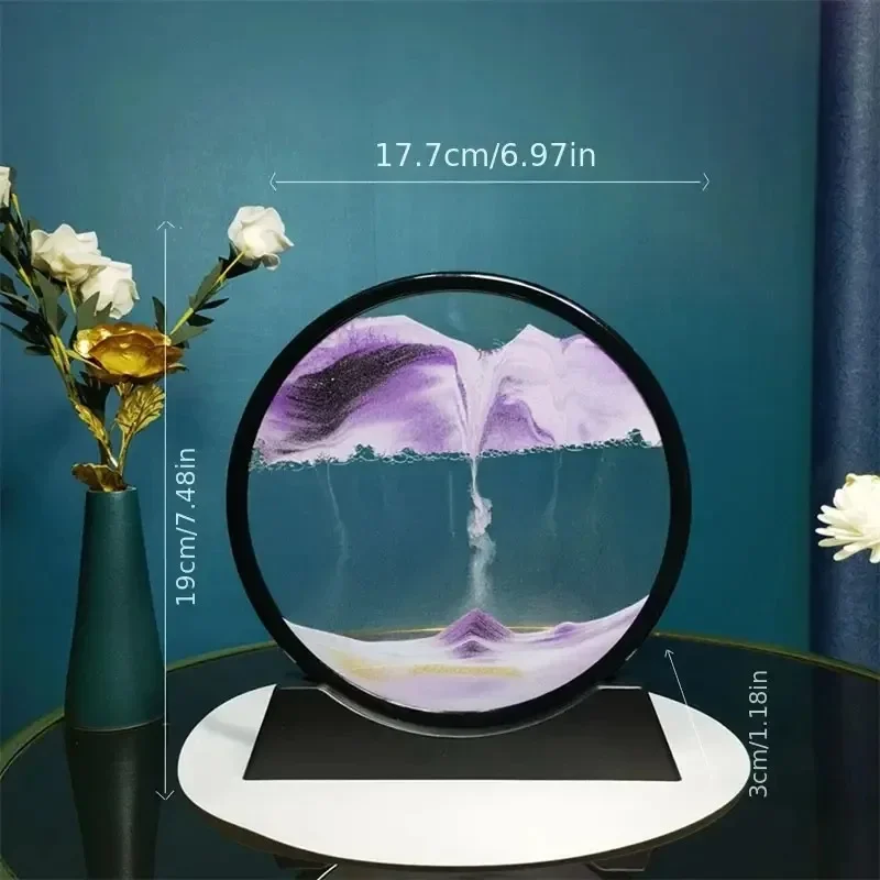 Flowing Painting Hourglass Qui - Sand Art Picture 评论和价格