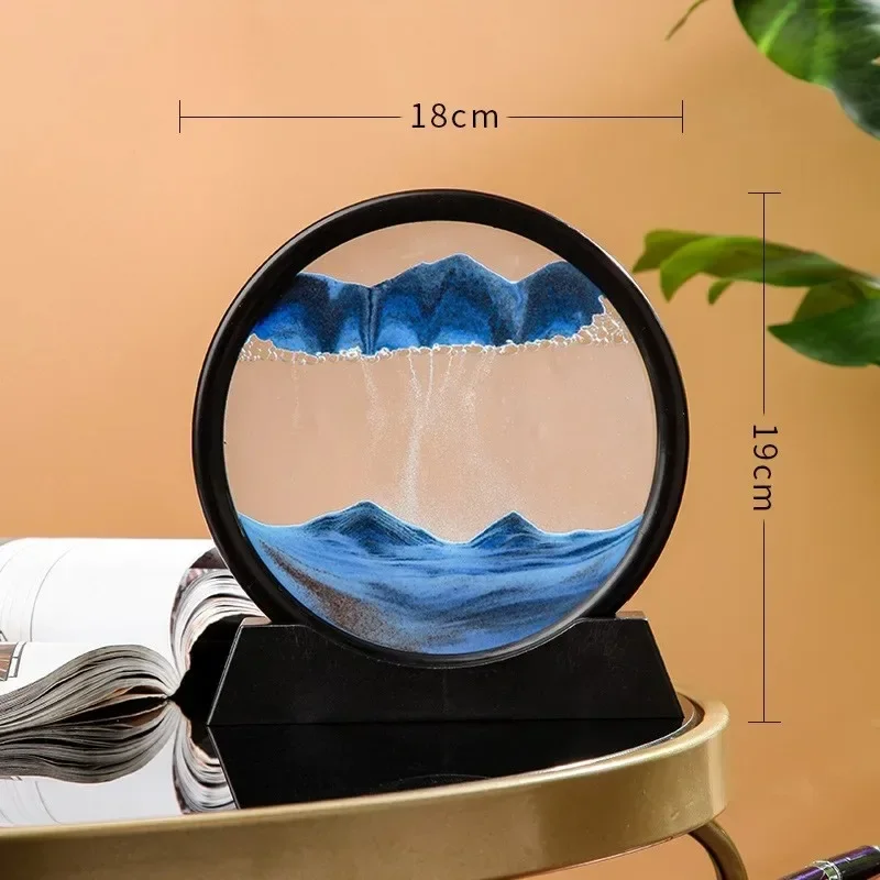 Flowing Painting Hourglass Qui - Sand Art Picture 评论和价格