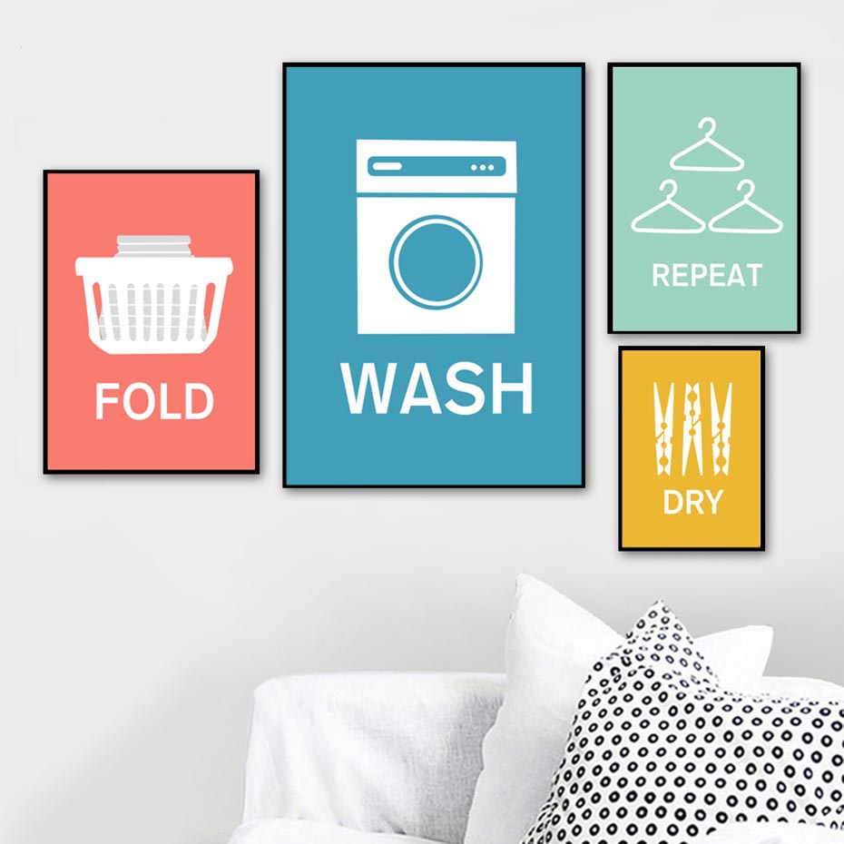 Home Decor Modern Laundry Room - Home Decor Quotes On Wall 评论和价格