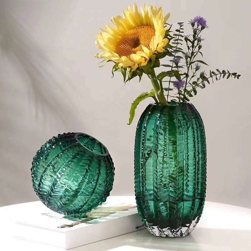 Nordic Modern Cactus Glass Vas - Glass Vase Nordic 评论和价格