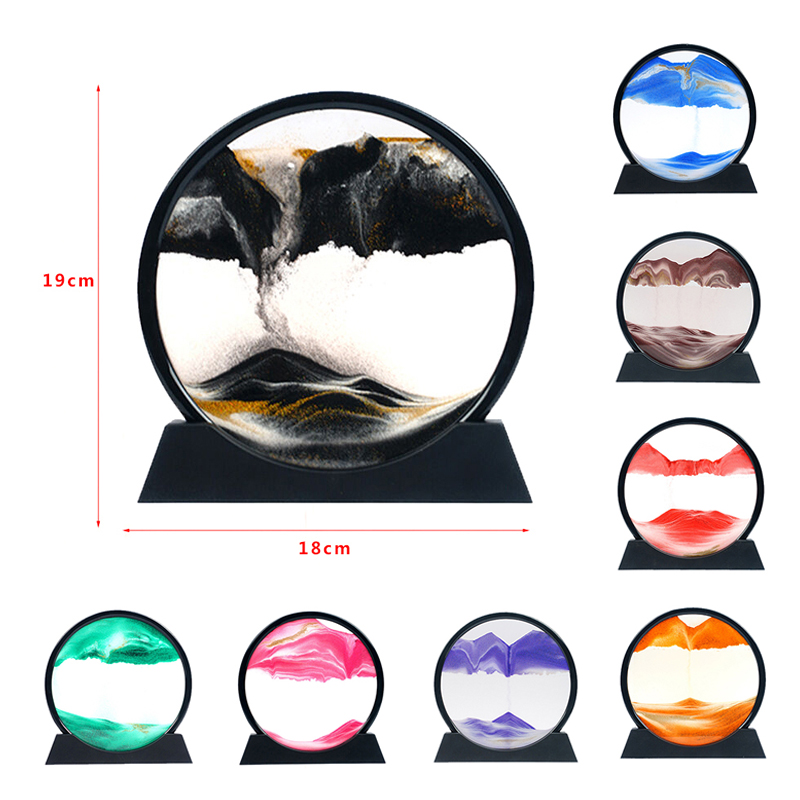 New！1Pcs 3D Hourglass Quicksan - Sand Art Picture 评论和价格