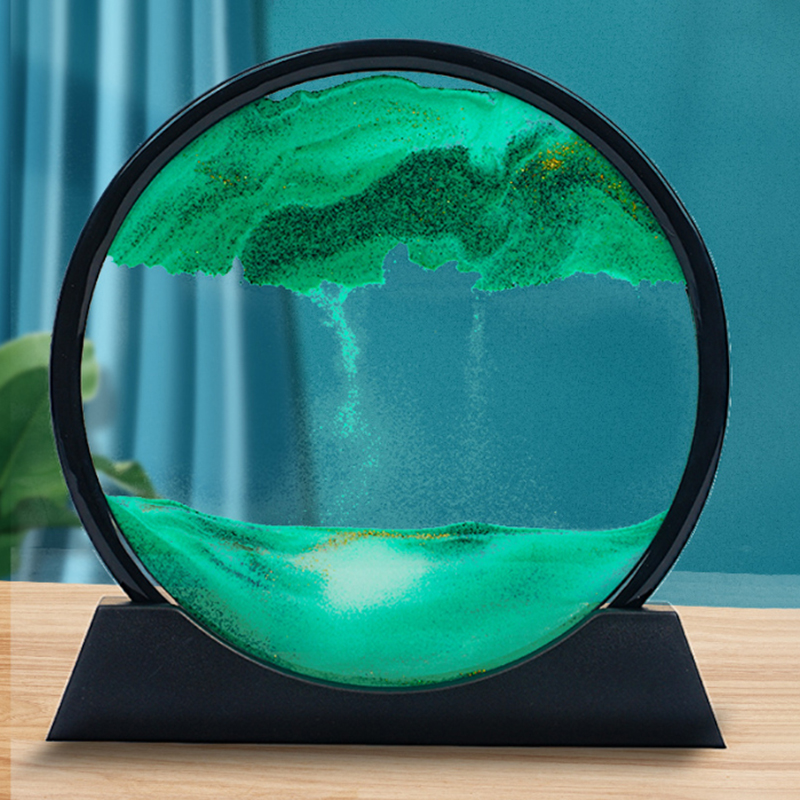 New！1Pcs 3D Hourglass Quicksan - Sand Art Picture 评论和价格