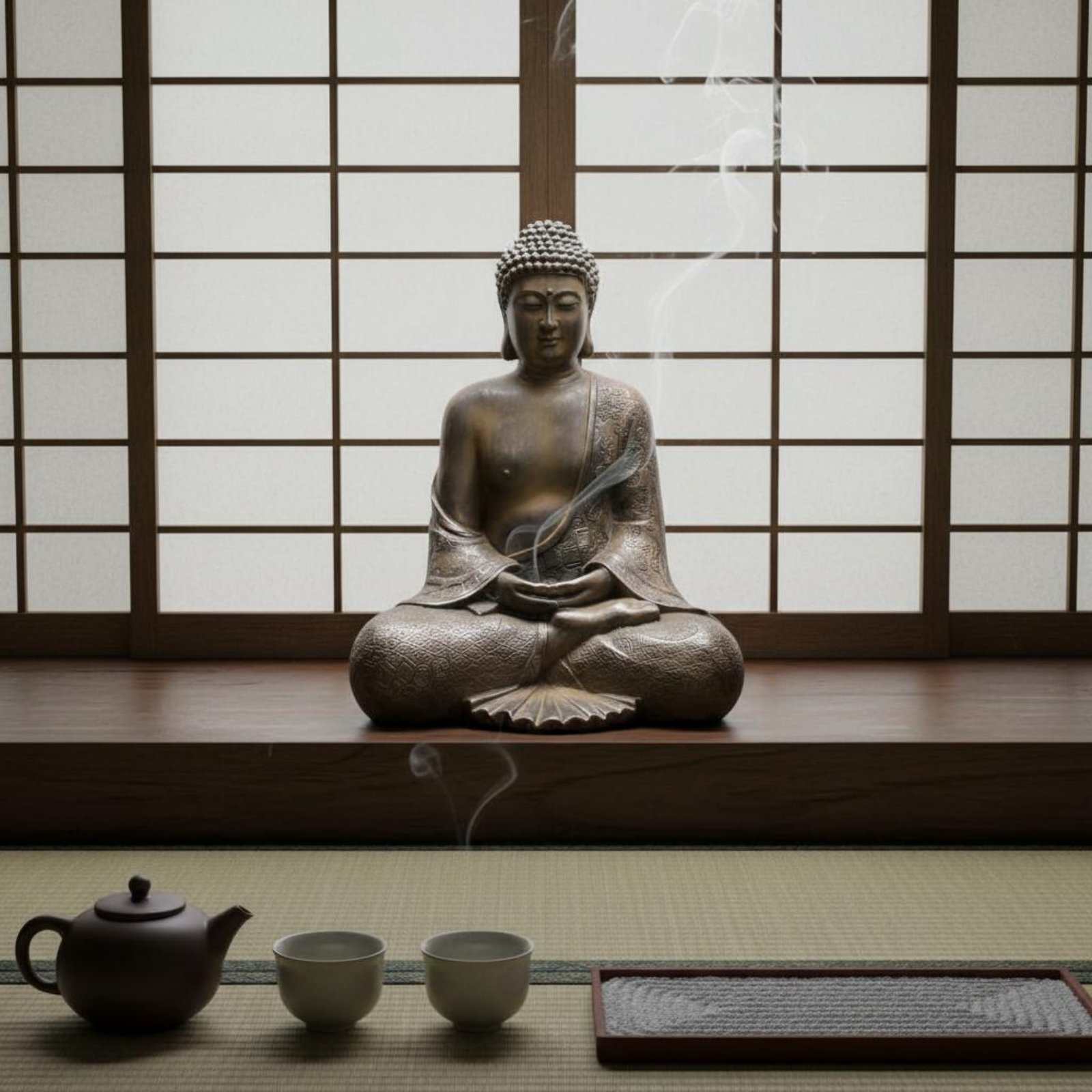 Zen Buddha Ornament Indoor Out - Home Decor Zen 评论和价格