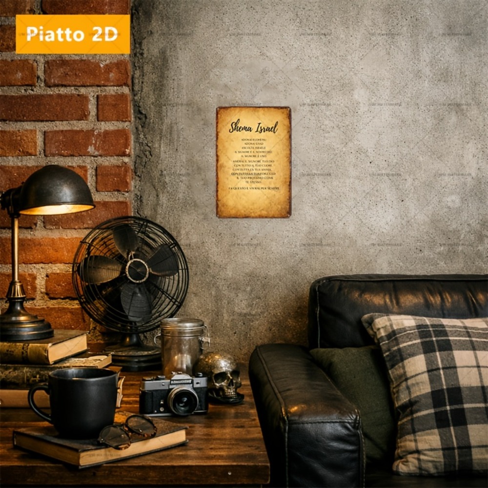 CIFBUY  Hebrew Scripture Alumi - Home Decor Living Room 评论和价格